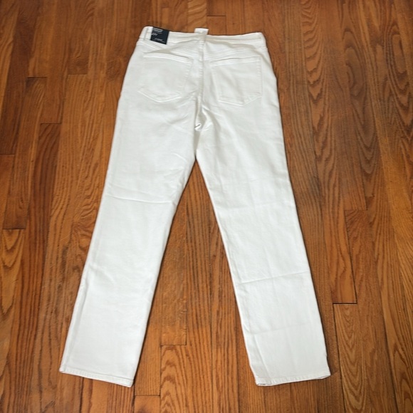 J.Crew‎ Tall essential straight jean in all-day stretch white  size 27T NWT - Picture 3 of 7